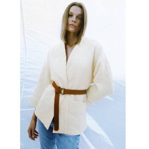 Zara belted jacket - Picture 2 of 7